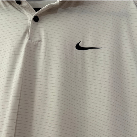 Nike Golf Dri-Fit White Polo Shirt XXL Standard Fit Mens Short Sleeve Sport - Picture 5 of 8